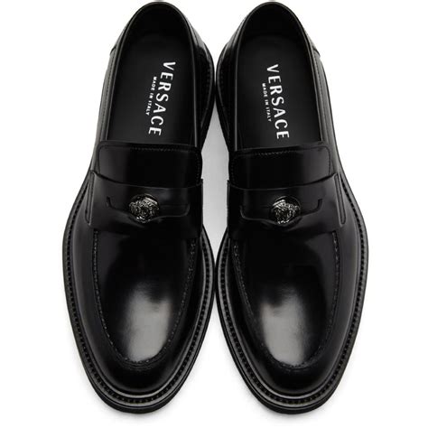 mens versace loafer|medusa apron toe loafer men.